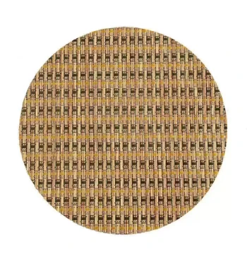 PVC Round Woven Kung Fu Tea Mat, Tea Tray Pad, Tea Accessory, Tea Residue Mat, Tea Strainer Net for Tea Table
