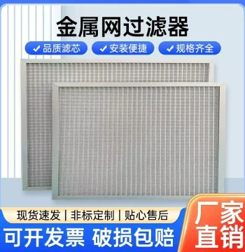 Customizable Washable Metal Oil Fume Purification Filter: High-Temperature, Acid/Alkali Resistant Pre-Filter for Ovens