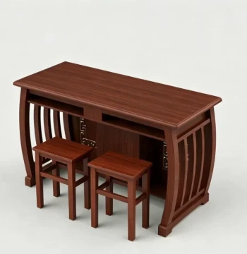 Hanhe Calligraphy Student Tracing Desk with Stool