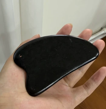 Bonus~ Xinjiang Hetian Black Green Jade Seed Material Gua Sha Board Beauty Gua Sha Pendant Hanging Jade Carving Training School