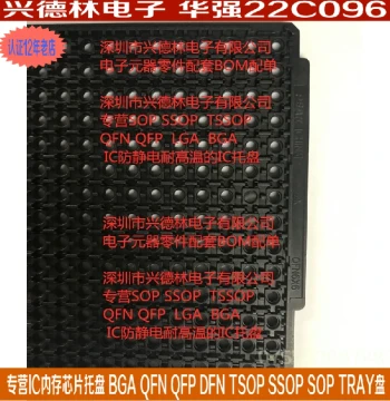 IC Trays QFN/BGA 3*3 4*4 5*5 6*6 7*7 8*8 4*5 5*6 3*4 Anti-Static High-Temperature Resistant