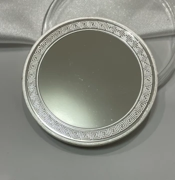 Cross-Border Stock Smooth Mirror Blank Coins for DIY Commemorative Medals, Laser Color Printing, UV Engraving, Metal Plating Crafts