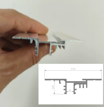 Gypsum Board Expansion Joint Finish Profiles: Ceiling Coving, Straight Edge Trim, and Shadow Gap Aluminum Profiles