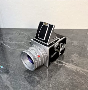 Hasselblad SLR Camera Model Prop for Showroom Display, Photo Studio Showcase, Film & Photography, Live Streaming Room Decor, and Toy