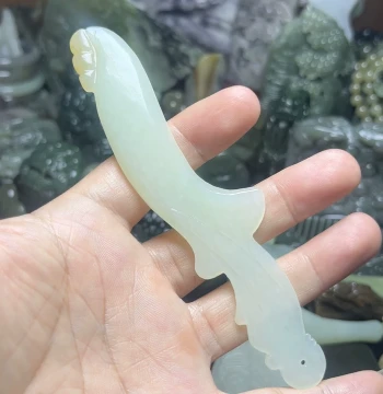 Russian Material White Jade 'Little Li Flying Dagger'