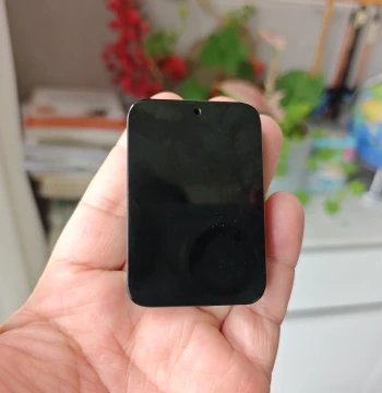 High-Quality Hetian Jade Black-Green Jade Peace Safety Plaque Pendant, One Item One Photo, Deep Black, Fine Grain, Highly Polished