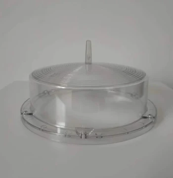 Plastic Mold Manufacturer, Custom PC Anti-UV Lampshade Molds, Round Plastic Housing Injection Molding Processing