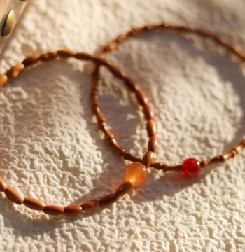 [Yuanjun] Rising Step by Step Olive Pit Bracelet, Collector Southern Red Agate Original Retro New Chinese Style Bracelet Gift