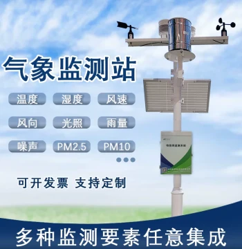 Automatic Weather Station, Integrated Multi-Parameter Monitoring Station for Campus, Agriculture, and Scenic Areas, High Precision Customizable