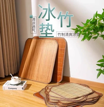 [Bamboo & Rattan Weaving] Breathable Bamboo Seat Cushion Car Seat Pad Office Chair Mat Summer Cooling Sofa Cushion