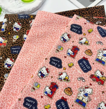 Exclusive Copyright 100% Cotton 8oz Canvas and Poplin - Leopard Print Cat Series for Bags, Tablecloths, Overalls, and Jackets