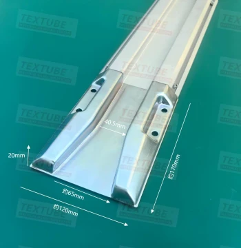 FIFO First-In-First-Out Aluminum Alloy Floor Rail Guide Wheel Card Slot Track Trolley Caster Track Positioning Track Groove