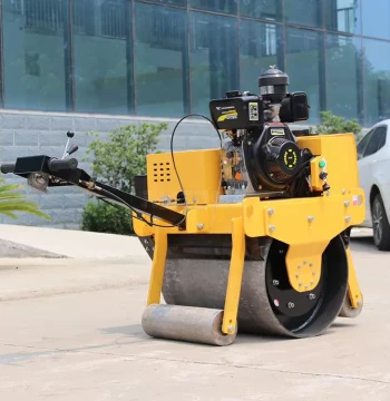 NGF Small Single Steel Wheel Vibratory Road Roller, Double Drum Hand Push Roller, Manufacturer Ride-on Small Road Roller