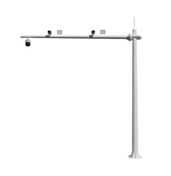 Traffic Road Octagonal Monitoring Pole Signal Light 3m 6m Security Surveillance Standing Pole Manufacturer Comprehensive Pole Components