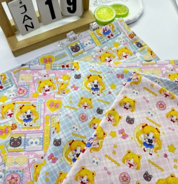 Exclusive Copyright 100% Cotton 8oz Canvas and Poplin Pretty Girl Series Bags Tablecloth Overalls Jacket Fabric