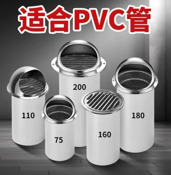 Exterior Wall Air Vent 304 Stainless Steel Wind Cap Windproof Cover Range Hood Ventilation Outlet Breathable Cap Exhaust Port Exhaust Hood
