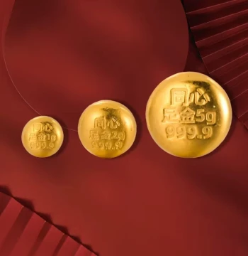 [Shengshi Gold] Fine Gold 9999 Gold Small Ingots Investment Gold