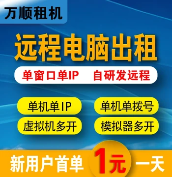 E5 Remote Physical Machine Computer Rental Server Multi-Instance Rendering Single/Dual Path Game Simulator Virtual Machine Dedicated GPU