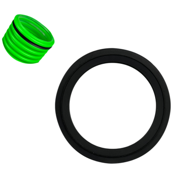 Eco-friendly Silicone O-Ring Seals for Fresh Air PE Pipeline Accessories (Sizes 75/110/160/200) to Prevent Air Leaks