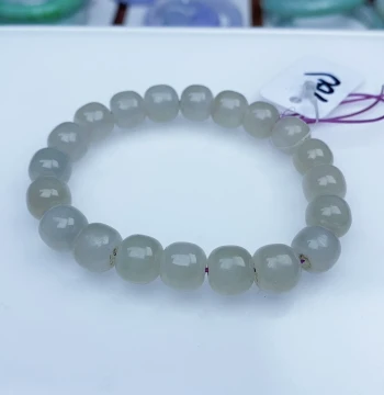 Hetian Smoky Purple Beads 9.6mm Original Stand 180 Huge Deal