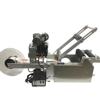 Multifunctional Round Bottle Labeling Machine Ribbon Semi-Automatic Labeling Machine Adhesive Plastic Glass Labeling Machine