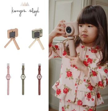 Konges Slojd Autumn/Winter New Arrival Baby Boys and Girls Gift Cartoon Digital Camera Camcorder Watch