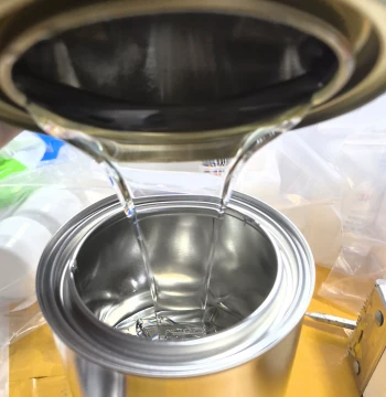 High-Temperature AB Epoxy Adhesive (1000°C); Transparent Potting Compound for Metal, Ceramic, Glass, Aluminum Alloy, and Stainless Steel