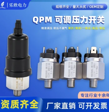 QPM11 Pneumatic Diaphragm Pressure Switch, Adjustable Normally Open/Normally Closed Mechanical Pressure Switch