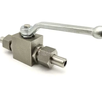 New Arrival Lianggong Shenzhen Stainless Steel Hydraulic High-Pressure Ball Valve YJZQ - External Thread with Welded U-Tube Connection