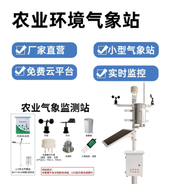 Solar Powered Outdoor Small Weather Station Rainfall Visibility Temperature Humidity Wind Speed Wind Direction Detector Monitoring Station