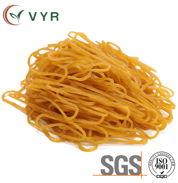 Yueyi VYR38 Transparent Yellow Office Stationery Flat Long Rubber Bands, Rubber Rings, and Kraft Rubber Bands