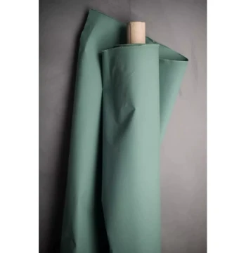 20cm Length Priced for 150cm Width UK Merchant and Mills Crisp Misty Pink-Green Dry Organic Cotton Oilcloth