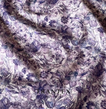Vintage High-End Fashion Pure Cotton Fabric Cotton Cloth Handmade Floral Print Clothing Shirt Dress Material