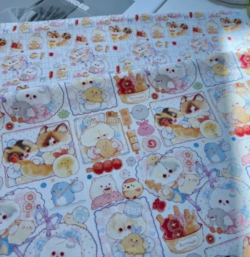 Exclusive Copyright 100% Cotton 8oz Canvas and Poplin Cat Series Bags Tablecloth Overalls Jacket Fabric