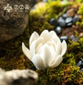 [Xinxin Recommendation] Hand-Sculpted Ceramic Lotus Incense Holder Ornament