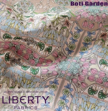 Boti Garden Genuine Liberty Floral Banquet Elegant Fresh Dress Shirt Handmade Fabric UK Import
