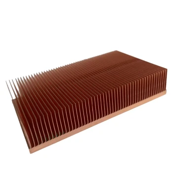 *10*06020m Head m Purple YL10060 Copper Heat Sink CNC Shaved Fin Heat Sink Source Factory