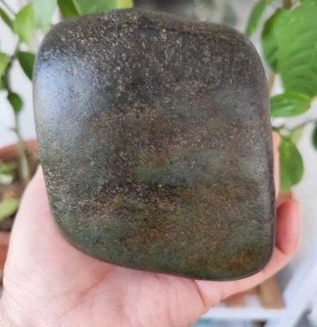 Hetian Jade Green Jade Raw Stone 1.53kg Ornament Xinjiang Hetian Jade Natural Jade Stone