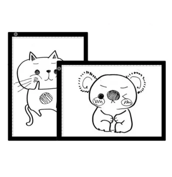 A4 LED Drawing Board Anime Light Table Tracing Table Painting Board Translucent Practice Table Copy Board