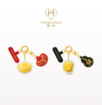 MONOLOGUE Monologue Insider Trendy Phone Strap Ingot Wealth Gourd Fa Gold Coin Mother's Day Gift