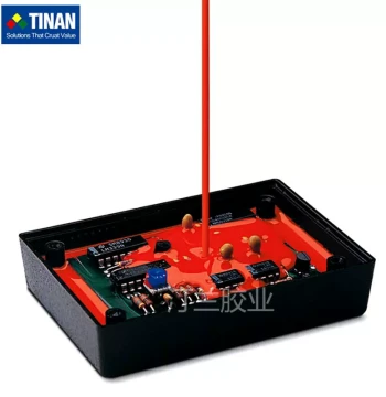 High Temperature Resistant 300℃ Pulse Igniter High Voltage Package Power Module Red Organic Silicone Potting Compound Soft Glue 1:1