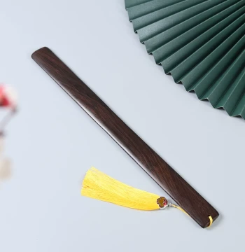 Ebony Confucian Ruler Desktop Ornament, Home Education Tool for Elementary Students, Disciples' Rules Wood Board, Teacher's Old-Style Teaching Stick or Whip
