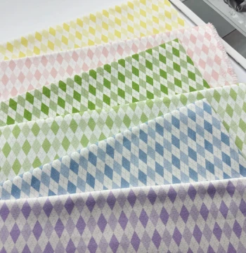 100% Cotton 8oz Canvas High-Density Plaid Series Bags Tablecloths Overalls Jacket Material