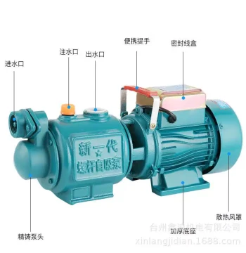 High-Speed Household Screw Self-Priming Pump, Tap Water Booster Pump, Well Water Suction Pump, High Head Tankless Water Supply 220V Pump