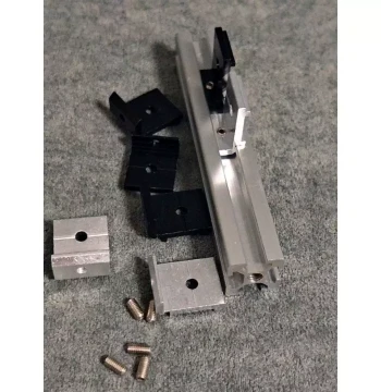 Aluminum Profile Accessories European Standard 20/30/40 Set Screw Fixed Shelf Support Bracket Flush with Slot Marine Plywood Stand
