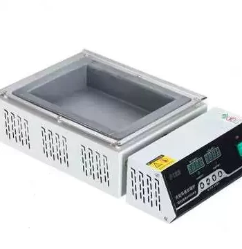 High-Speed Solder Pot, Small Immersion Soldering Machine, Adjustable Temperature Tin Pot, Square Constant Temperature Intelligent Digital Display High-Temp Titanium Desktop Model