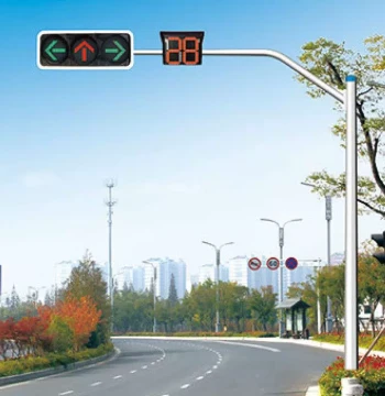 Traffic Light, Frame-Type Traffic Signal Pole Customization, Integrated LED Red-Green Indicator Signal Pole