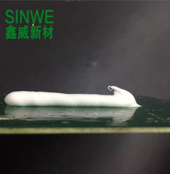 Xinwei 388W White Flame-Retardant Organic Silicone Glue for Electronic Components High-Temperature Sealing Fixing Capacitor Transformer Glue