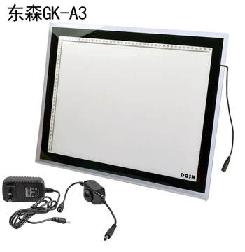 DOSN Dongsen Dimmable Ultra-Thin Tempered Glass Copying Table GK-A3 Light Table Calligraphy Tracing Tablet Film Viewer Painting Table Animation Tracing