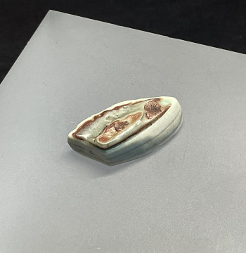 Outer Mongolia Cracked Alashan Natural Raw Stone, Odd Shaped Stone, Pictorial Stone, Pattern Stone, Dimensions 26*15*9mm